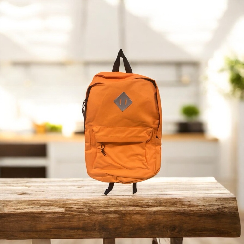 Vibrant Orange Backpack for Men